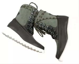 Botas de excursionista de peso ligero para mujer Free People Fallon verdes - Imagen 1 de 8