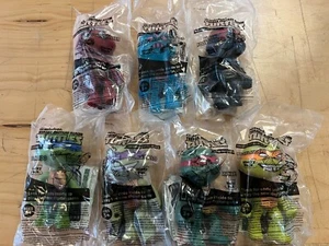 FULL SET OF 7 SONIC DRIVE IN TMNT TEENAGE MUTANT NINJA TURTLES 2017 MISB - Picture 1 of 10