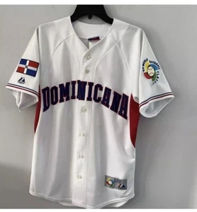 Majestic 2009 Dominikanische Republik World Baseball Classic Trikot Gr. Small 🇩🇴🇩🇴 - Bild 1 von 7