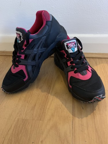 RARA Asics GEL DS SCARPE DA GINNASTICA OG donna taglia 39 multicolore h704y