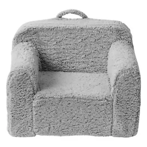 Kids Armchair, Kids Sofa Toddler Chair, Sherpa Fabric Reading Couch for Bedroom - Picture 1 of 7