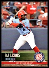 2021 Choice AJ Lewis Rookie Spokane Indians A Colorado Rockies