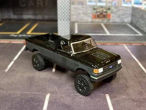 1990 Ford F-150 Lifted 4x4 Truck 1/64 Diecast Custom Greenlight Off Road Pickup - Picture 1 of 13