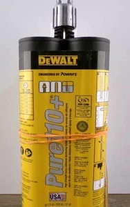 Nuevo DeWalt Powers Pure Cartucho 110+ Sistema de Anclaje Adhesivo 20.5 fl oz S2 - Imagen 1 de 3