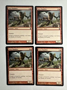 4x Mtg Theros Satyr Rambler NM Magic Karte Magic The Gathering - Bild 1 von 2