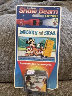 Vintage View-Master Show Beam Mickey Mouse And The Seal Cartridge 1982 Disney - Image 1 of 3