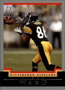 Hines Ward 2004 Bowman 1st Edition Football Card #49-Pittsburgh Steelers - Picture 1 of 2
