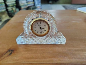 Orologio da scrivania Waterford in cristallo - Foto 1 di 6