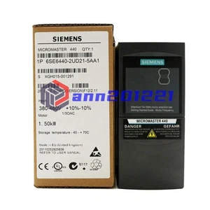 New In Box Siemens 6SE6440-2UD21-5AA1 380V 1.5KW Inverter Drive - Picture 1 of 9