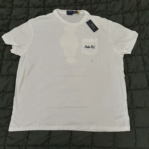 Ralph Lauren Polo Bear T-Shirt | Herren Gr. 2XL | Neu mit Etikett - Weiß - Bild 1 von 6