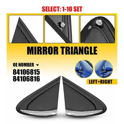 Для Chevrolet Cruze 16-2019 отделка стойки крыла зеркало угловой молдинг правая и левая 2-20x - Изображение 1 из 4