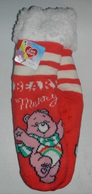 Calcetines Care Bears Cheer Bear Beary Merry Sherpa Forrados Adulto Talla 4-10 Foto 1 de 4