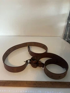 CINTURÓN ACCESORIO DISFRAZ CUERO COSPLAY MEDIEVAL - Imagen 1 de 10