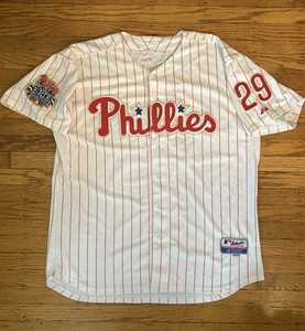 Majestic MLB Philadelphia Phillies Ibanez 2008 World Series Trikot 52 Gold gefüttert - Bild 1 von 13