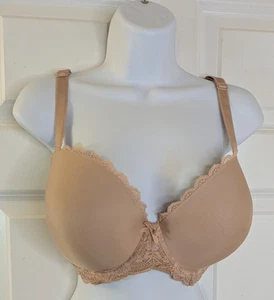 Victoria Secret, Demi Cup Bra, Beige, Size 36DDD - Picture 1 of 4