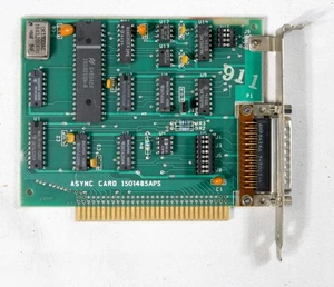 Vintage IBM serial asnychronous communications 1501485APS 8 bit ISA ISA675 - Picture 1 of 3