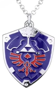 The Legend of Zelda Link 20” Hylian Shield Necklace Ocarina of Time Nintendo 64 - Picture 1 of 2
