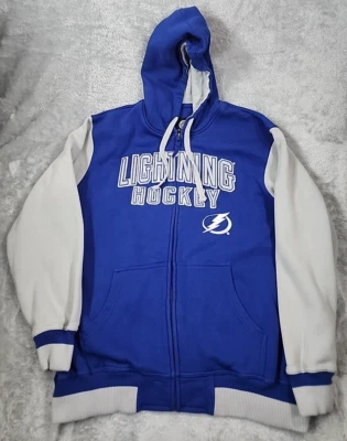 Tampa Bay Lightning Hockey Jacket Mens XXL Hooded Full Zip NHL GIII Carl Banks - Image 1 of 4