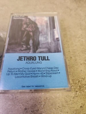 Vintage 1973 Jethro Tull Aqualung Cassette Tape Tested Working - Image 1 of 2