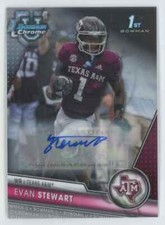 2023 Bowman University Chrome U 1st Evan Stewart Auto #144 C24