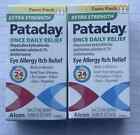 2 Lot TWIN Pack PATADAY EXTRA STRENGTH (4×2.5mL) 12/25+++