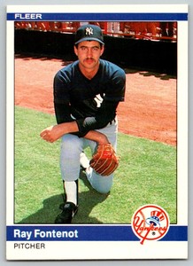 1984 Fleer Ray Fontenot RC New York Yankees #122