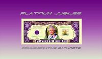 PLATINUM JUBILEE 2022 *Special Edition* Purple £20 Commemorative Banknote ⭐⭐⭐⭐⭐