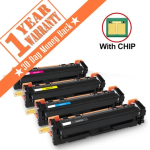 Set toner 4 pezzi W2110x per HP 206X colore Laserjet Pro MFP M283fdw M255dw con chip - Foto 1 di 7