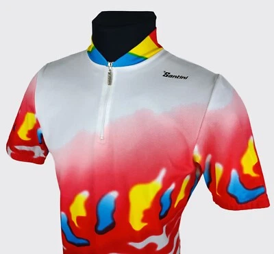 Camiseta deportiva de ciclismo SMS Santini para hombre multicolor manga corta talla M Foto 1 de 4
