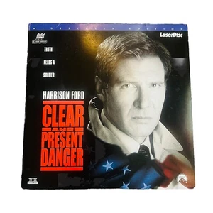 Clear And Present Danger ~ 1994 Laserdisc Widescreen Edition ~ Harrison Ford - Picture 1 of 2