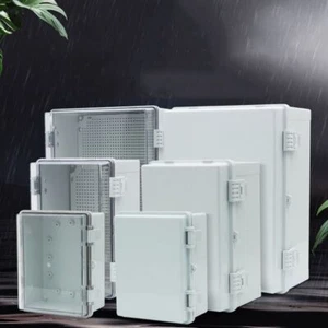 Waterproof Electrical Junction Box ABS Dustproof Electrical Enclosure Box - Picture 1 of 18