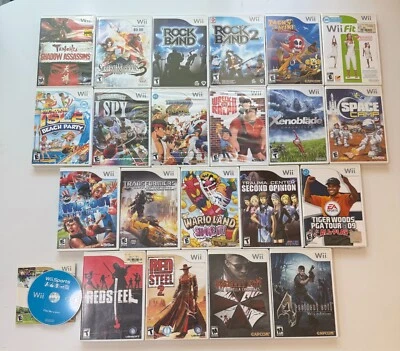 22 New, CIB Wii Games Lot – Tatsunoko vs. Capcom, Zack & Wiki, Xenoblade, Wario - Image 1 of 4