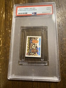 1993 Topps Micro tommy lasorda hal mcrae PSA 9 (MINT) baseball cards