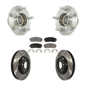 Hub Bearing Drill Slot Brake Rotor Pads Front Kit Fits Dodge Chrysler 300 Charge - Picture 1 of 17