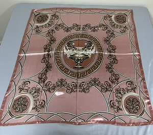 Bufanda de seda satinada para mujer leones bufandas florales multicolor hiyab 35"" X 35"" #16 - Imagen 1 de 12