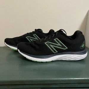 New Balance Fresh Foam 680 Running Shoes Men's Size 11 - Black & Green - Picture 1 of 10