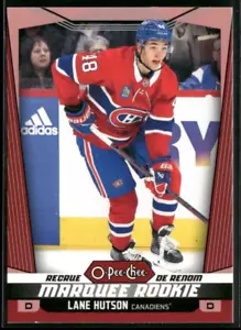 2024-25 OPC O-PEE-CHEE HOCKEY LANE HUTSON RC RED SP PARALLEL #549 - Bild 1 von 2