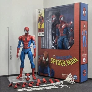 CT Toys MAFEX n.185 Spider-Man 1/12 Action Figure Giocattolo Regalo COSTUME CLASSICO Ver. - Foto 1 di 8
