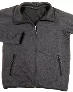 Fossa Jacket Fleece Lined Gray Size Large 'Markon' on sleeve - Picture 1 of 4