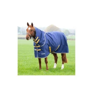 Shires Tempest Original 50g Turnout Teppich & Hals Set - Marineblau 4 Fuß 9 - 6 Fuß 9 - Bild 1 von 4
