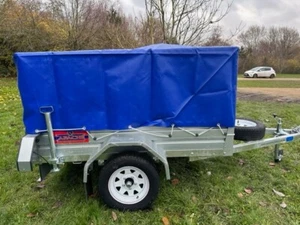 6x4 Heavy Duty Caged Apache Trailer Complete with Cover- Spare Wheel- Props - Picture 1 of 11