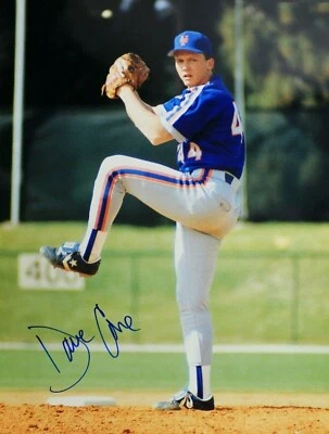David Dave Cone New York Mets PERFECT GAME Signed Autographed 8x10 Photo JSA  - Image 1 of 3