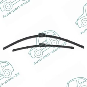 GENUINE PAIR FRONT WINDSHIELD WIPER BLADES FOR 2017-2025 JAGUAR F-PACE (LH + RH) - Picture 1 of 4
