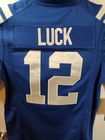NEW Andrew Luck Indianapolis Colts Nike On Field NFL Jersey Mens Small Cover