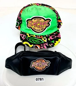 ORIGINAL Vintage 1989 Snap Back Cap Hat COLOR ME RETRO Balzac NEON DESIGN - Picture 1 of 4