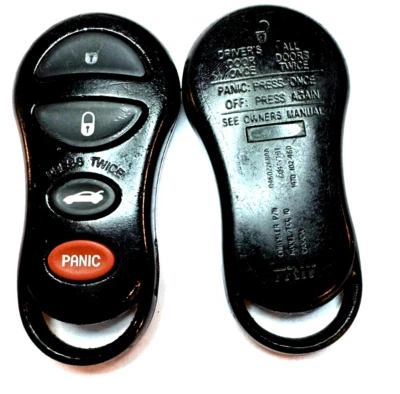 2x Keyless Remote Key Fob OEM FACOTRY CAR CONTROL Chrysler Dodge *Check Fitment* - Image 1 of 4