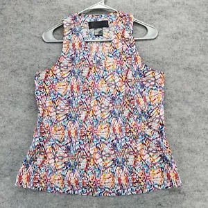Kardashian Kollection Blouse Womens Size Medium Multicolor Sleeveless - Picture 1 of 6