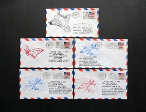 NASA Space Shuttle Enterprise Manned Free Flights - Boudwin Cachet Covers - Picture 1 of 3