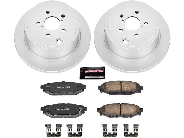 Kit de pastillas de freno trasero y rotor para Subaru Legacy 2010-2014 2011 2012 2013 XN141RY Foto 1 de 1