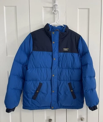 Chaqueta de nieve acolchada Bean Down para niño LL azul XL (18) Foto 1 de 4